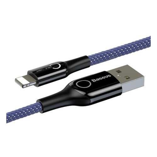 Кабель IP devices Baseus C-shaped Light Intelligent power-off Lightning 1m Blue в Фианит-Ломбард
