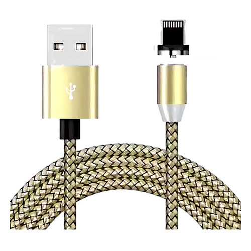 Кабель магнитный Zibelino DC Magnetic USB-USB Lightning (Gold) в Фианит-Ломбард