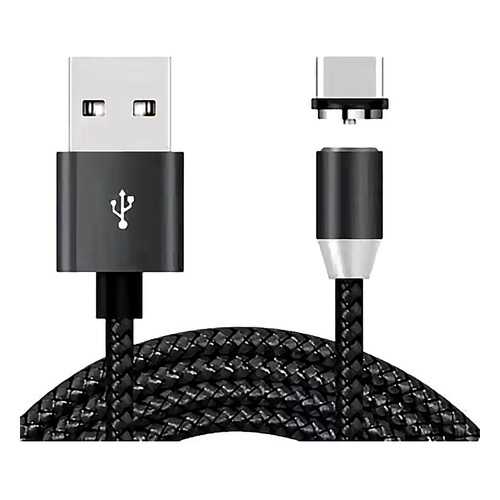 Кабель магнитный Zibelino DC Magnetic USB-USB Type-C (Black) в Фианит-Ломбард