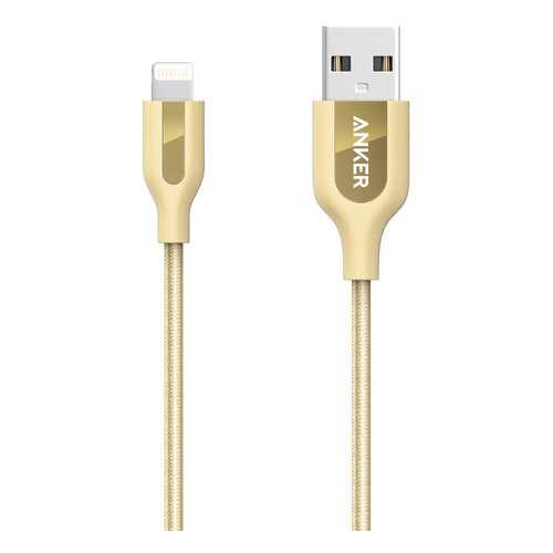 Кабель PowerLine+ Lightning 90 см. Golden with Offline Packaging V2 without pouch в Фианит-Ломбард