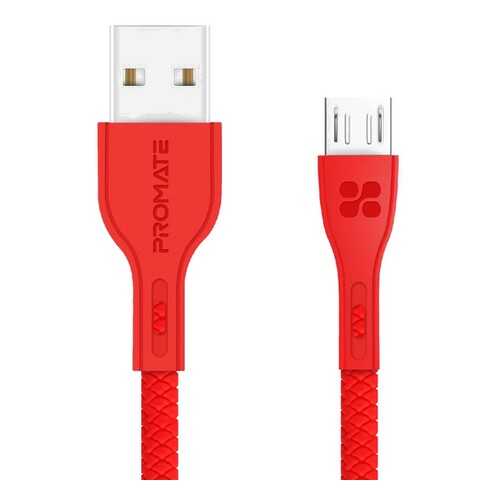 Кабель Promate PowerBeam-M micro-USB (1.2m) Red в Фианит-Ломбард