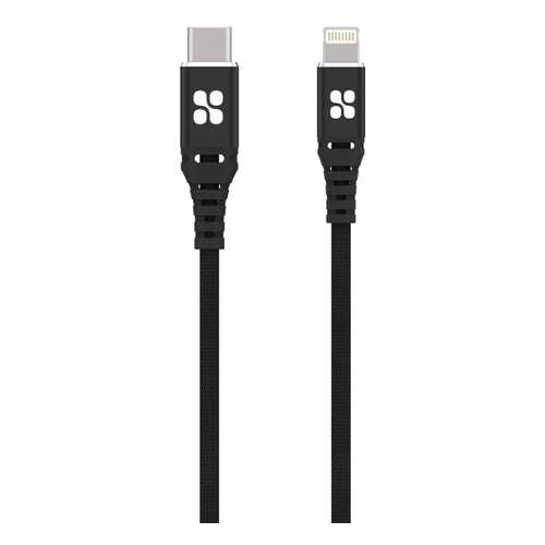Кабель Promate PowerCord USB Type-C to Lightning MFI (1.2m) Black в Фианит-Ломбард
