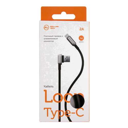 Кабель Red Line Loop USB - Type-C, Black в Фианит-Ломбард