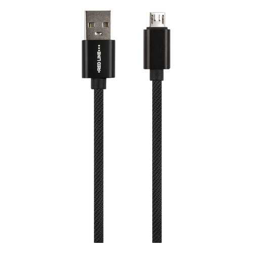 Кабель Red Line USB-micro USB Black в Фианит-Ломбард