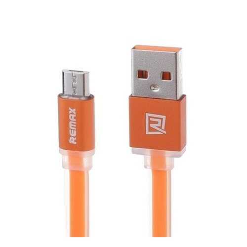 Кабель REMAX Colourful microUSB 1м Orange в Фианит-Ломбард