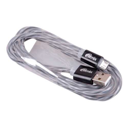 Кабель Ritmix microUSB 1м Grey в Фианит-Ломбард