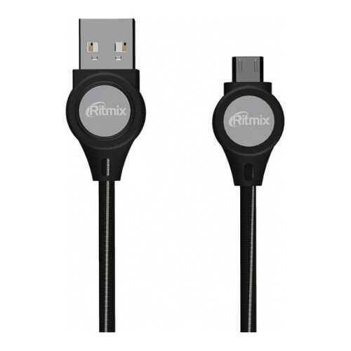Кабель Ritmix RCC-419 microUSB 1м Black в Фианит-Ломбард