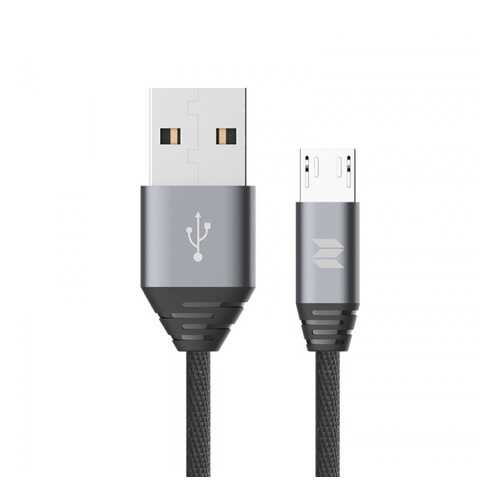 Кабель ROCK M5 Metal microUSB 1м Black в Фианит-Ломбард