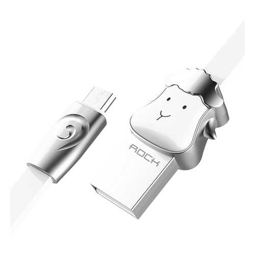 Кабель Rock MicroUSB (Chinese Zodiac) 1m (Sheep-White) в Фианит-Ломбард