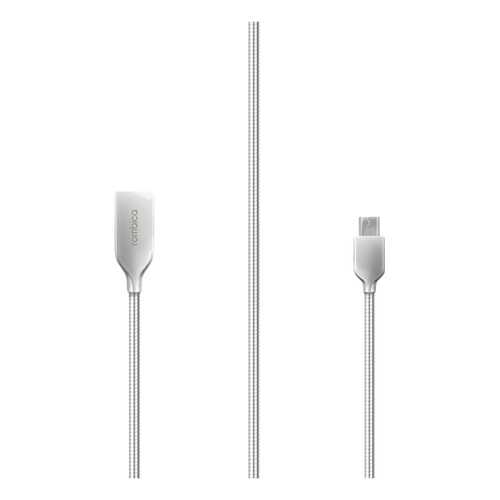 Кабель Rombica AS-10 microUSB 1м Silver в Фианит-Ломбард