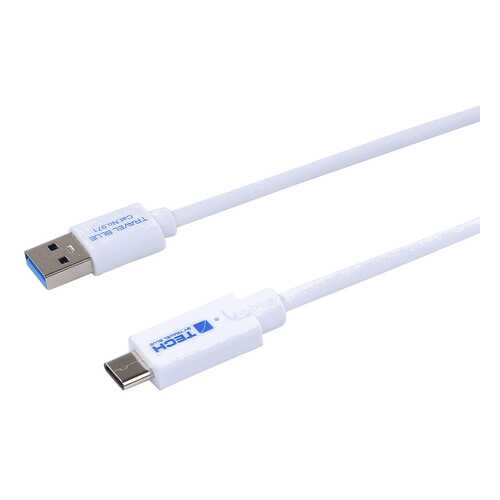 Кабель Travel Blue USB Type-C 1м White в Фианит-Ломбард