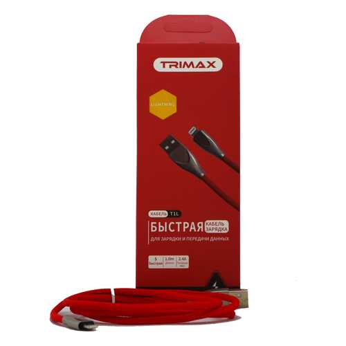 Кабель Trimax Lightning T1L 1m Red в Фианит-Ломбард