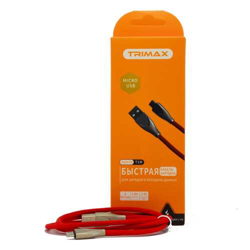 Кабель Trimax Micro-USB T1M 1m Red в Фианит-Ломбард