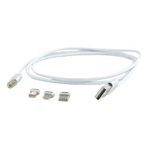 Кабель USB Am плюс магнитные коннекторы USB-Cm плюс microBm плюс Lightning Cablexpert в Фианит-Ломбард