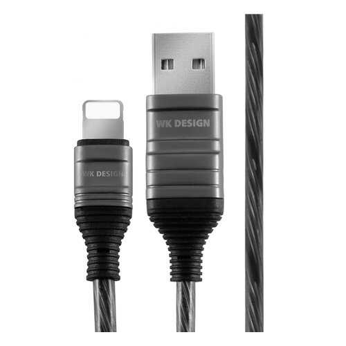 Кабель USB-iP WK Kutry Black 1m в Фианит-Ломбард
