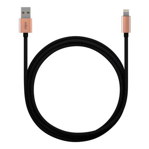 Кабель Vipe USB/Lightning MFI metal soft-touch Black (VPCBLMFIRUBBLK) в Фианит-Ломбард