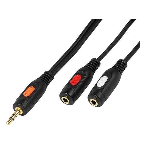 Кабель Vivanco 41051 (3,5mm Jck штекер - 2х3,5mm Jck гнездо,0,2 m) в Фианит-Ломбард