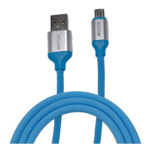 Кабель WIIIX CB120-UMU-10BU microUSB 1,2м Blue в Фианит-Ломбард