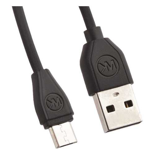 Кабель WK rc-050m microUSB 1м Black в Фианит-Ломбард