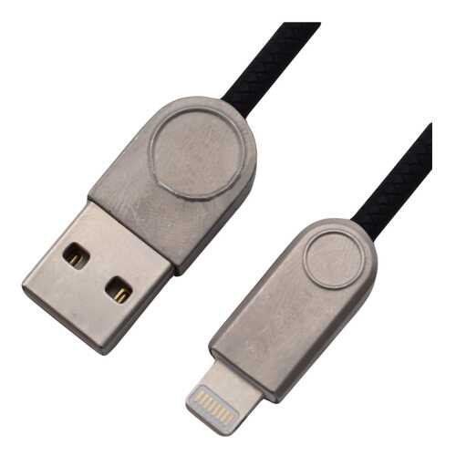 Кабель Zetton Lightning 1м Black (ZTUSBRSETBKA8) в Фианит-Ломбард