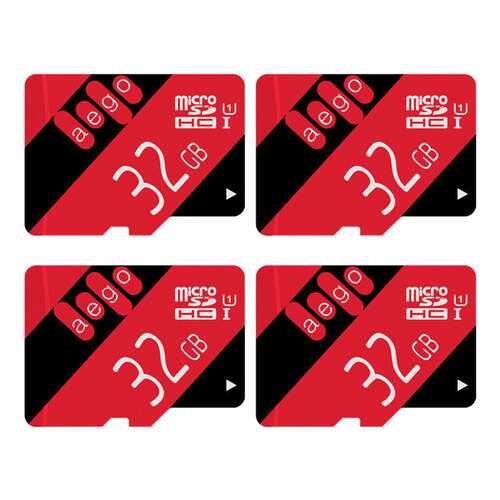 Карта памяти AEGO microSDHC U1 Class 10 32GB 4шт в Фианит-Ломбард