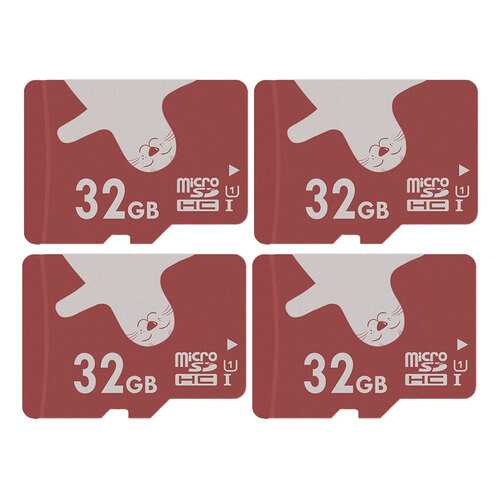 Карта памяти Alertseal microSDHC Class 10 U1 32GB 4шт в Фианит-Ломбард