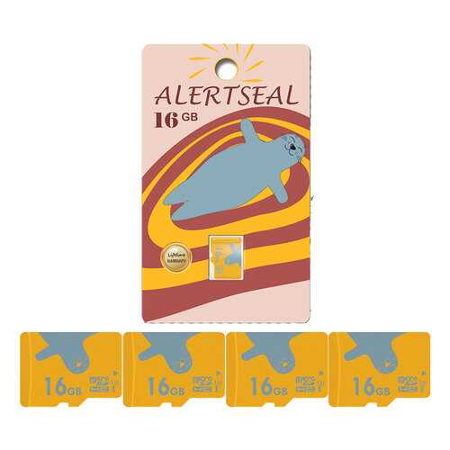 Карта памяти Alertseal microSDHC Class 10 U3 16GB 5шт в Фианит-Ломбард