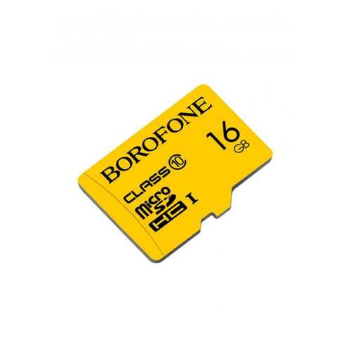 Карта памяти Borofone 16GB microSD Card Class 10 Yellow в Фианит-Ломбард
