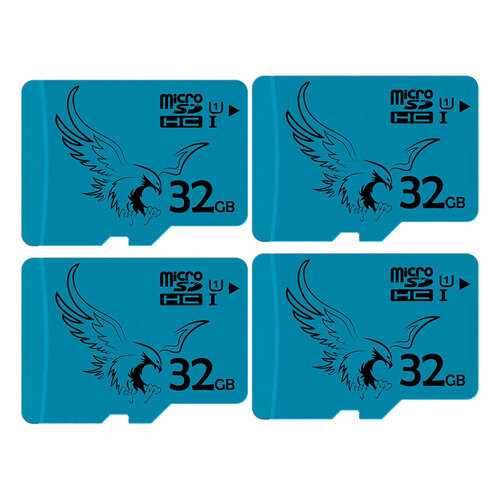 Карта памяти Braveeagle Class 10 microSDHC U1 32ГБ 4 шт в Фианит-Ломбард
