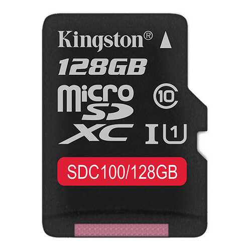 Карта памяти Kingston microSDXC 128GB Class 10 (SDC100/128GB) в Фианит-Ломбард
