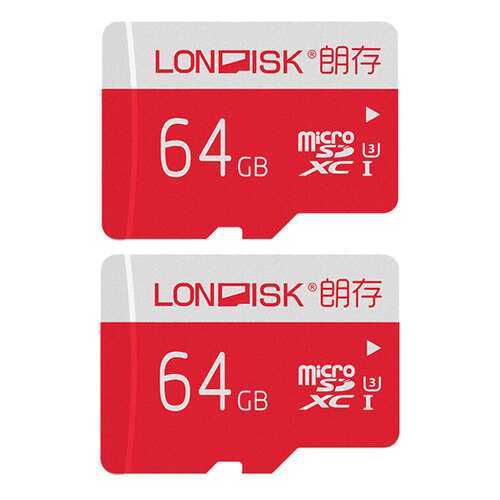 Карта памяти Londisk Extreme microSDHC UHS-I Class 10 U3 64GB 2шт в Фианит-Ломбард