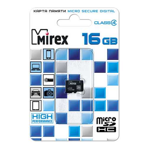 Карта памяти MIREX Micro SDHC 16GB в Фианит-Ломбард