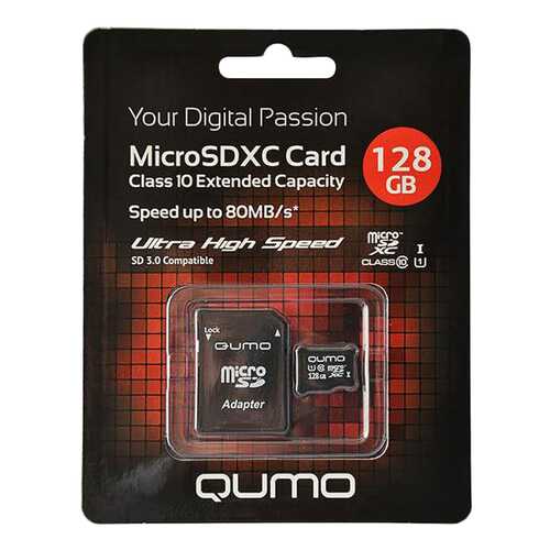 Карта памяти QUMO Micro SDHC 20585 128GB в Фианит-Ломбард
