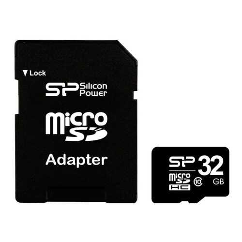 Карта памяти Silicon Power microSDHC 32Gb Class10 (SP032GBSTH010V10) в Фианит-Ломбард