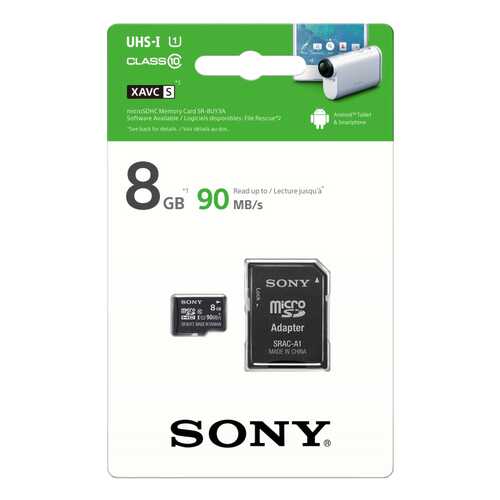 Карта памяти Sony Micro SDHC SR8UY3AT 8GB в Фианит-Ломбард