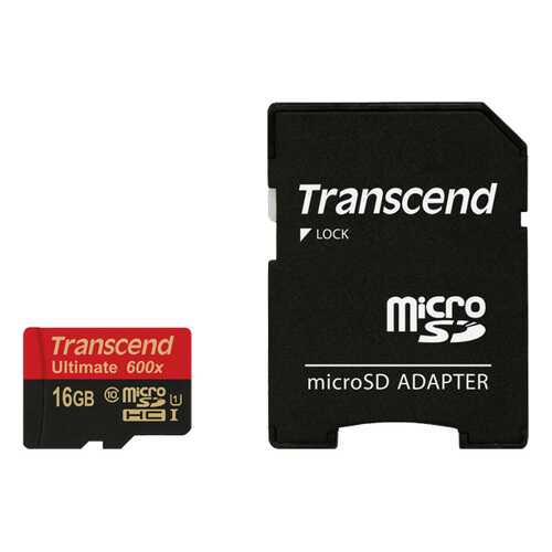 Карта памяти Transcend Micro SDHC Ultimate TS16GUSDHC10U1 16GB в Фианит-Ломбард