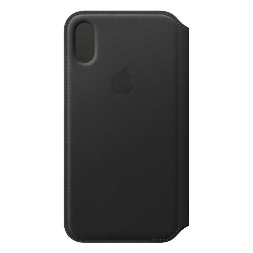 Кейс для iPhone Apple Folio XS кожаный черный MRWW2ZM/A в Фианит-Ломбард