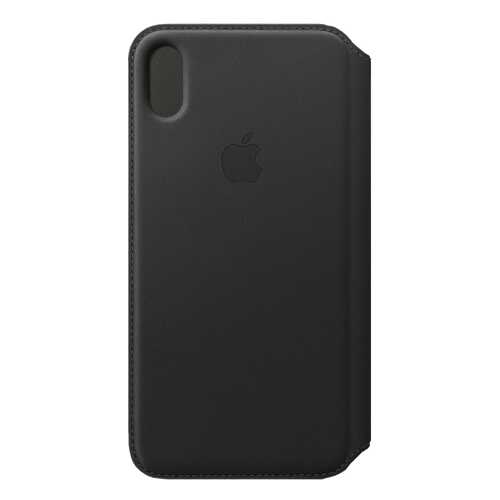 Кейс для iPhone Apple Folio XS Max кожаный черный MRX22ZM/A в Фианит-Ломбард