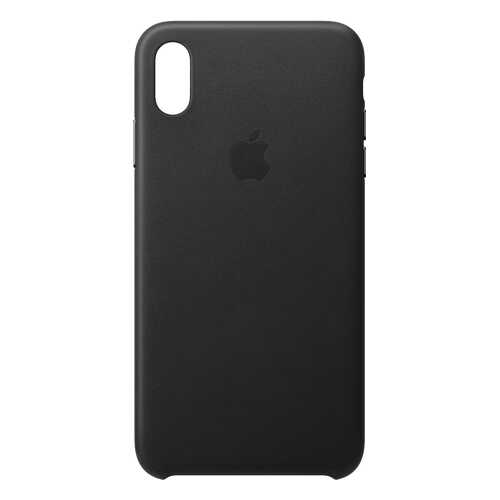 Кейс для iPhone Apple Leather XS Max кожаный черный MRWT2ZM/A в Фианит-Ломбард