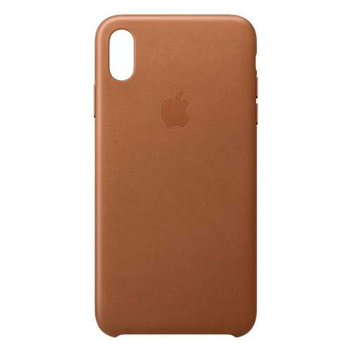 Кейс для iPhone Apple Leather XS Max кожаный коричневый MRWV2ZM/A в Фианит-Ломбард