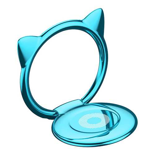 Кольцо-держатель Baseus Cat Ear Ring Bracket Blue в Фианит-Ломбард