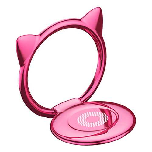 Кольцо-держатель Baseus Cat Ear Ring Bracket Pink в Фианит-Ломбард