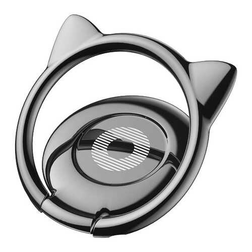 Кольцо-держатель Baseus Cat Ear Ring Bracket SUMA-01 (Black) в Фианит-Ломбард