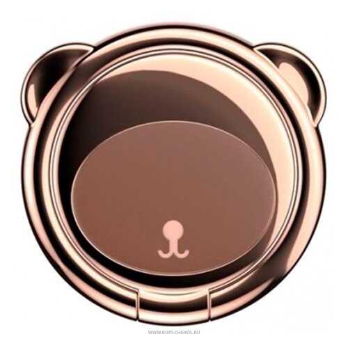 Кольцо-держатель для смартфона Baseus Bear Brown в Фианит-Ломбард
