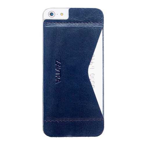 Кошелек-накладка ZAVTRA на iPhone 5/5s Темно-синий в Фианит-Ломбард