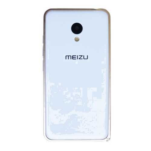 Металлический округлый бампер на пряжке для Meizu M3 / M3 mini / M3s (Золотой) в Фианит-Ломбард
