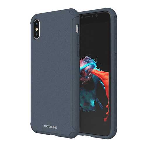Накладка Matchnine Jello Pebble ENV034 Navy Blue для iPhone X в Фианит-Ломбард