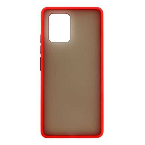 Накладка Zibelino Plastic Matte для Samsung Galaxy S10 Lite (оливковая окантовка) в Фианит-Ломбард