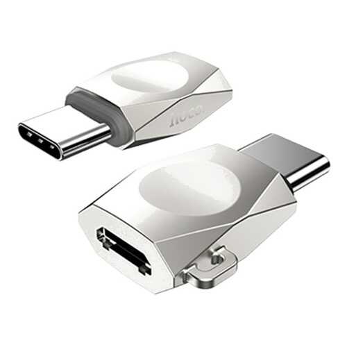 Переходник Hoco UA8 USB Type-C - micro USB Pearl Nickel в Фианит-Ломбард