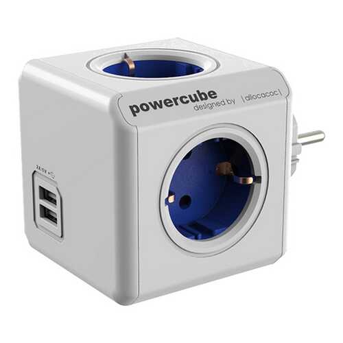 Сетевое зарядное устройство Allocacoc PowerCube 2 USB 4,2A White в Фианит-Ломбард